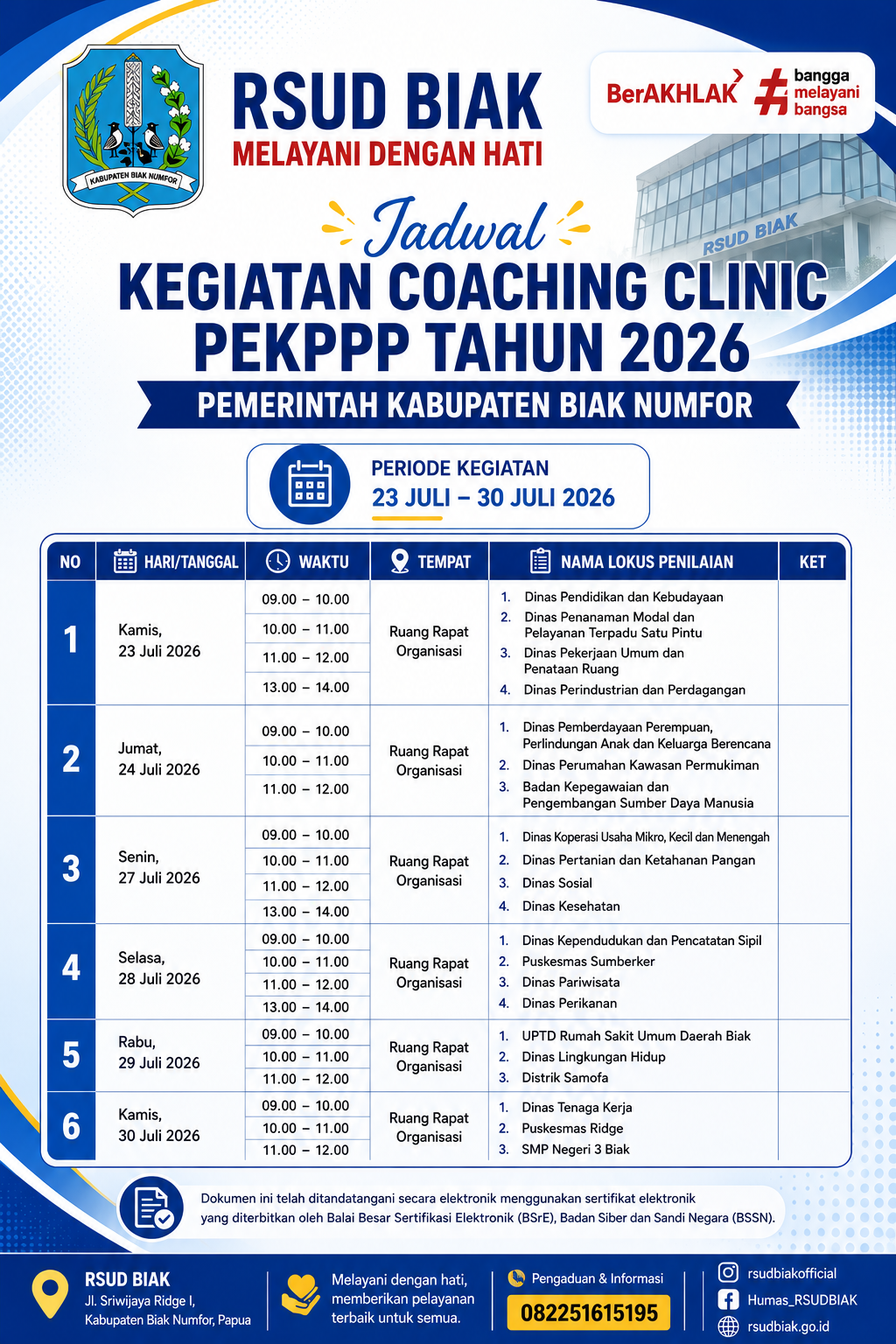 KEGIATAN COACHING CLINIC