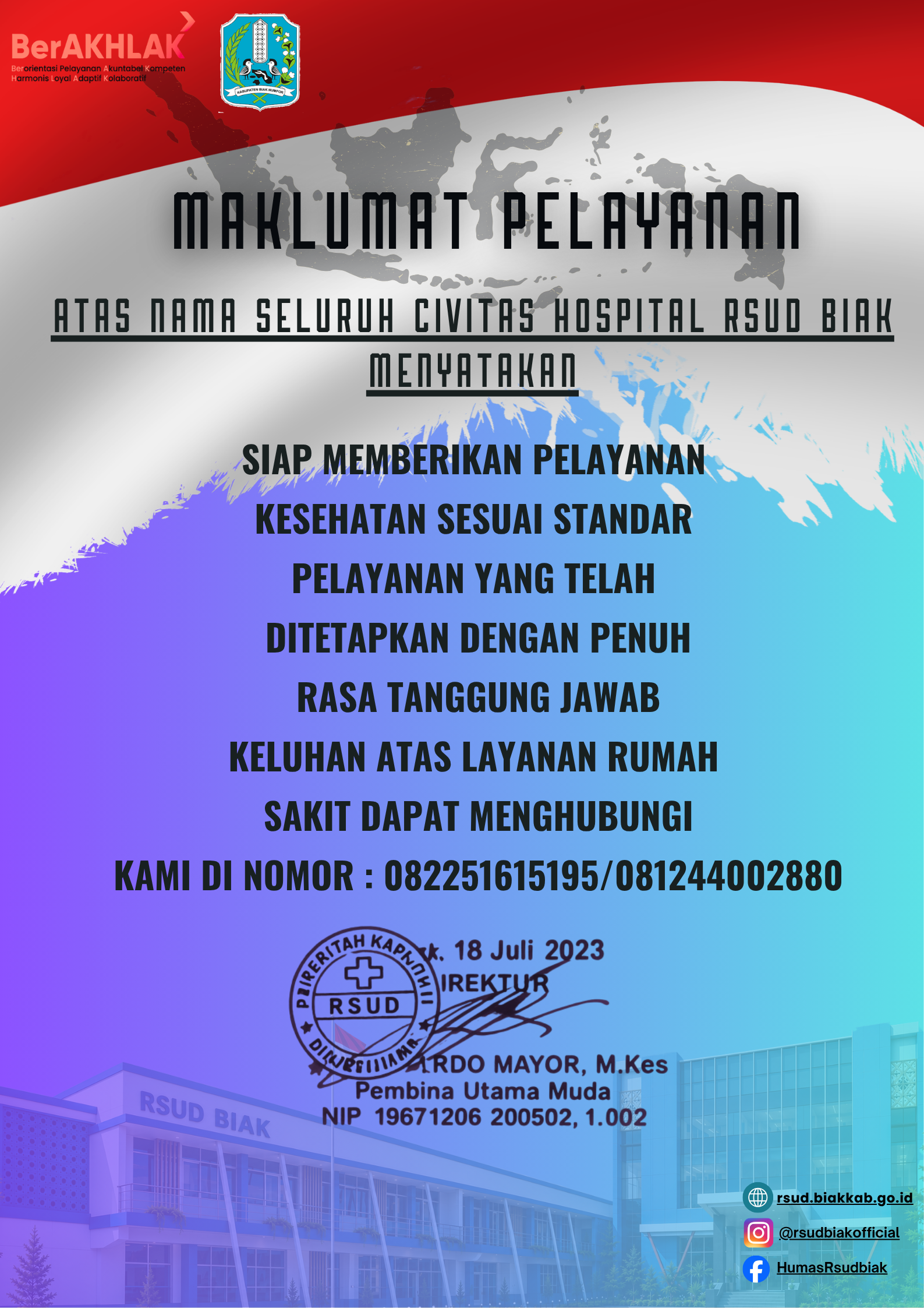 MAKLUMAT RSUD BIAK