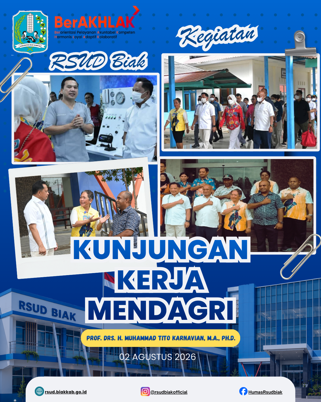 KUNJUNGAN MENDAGRI
