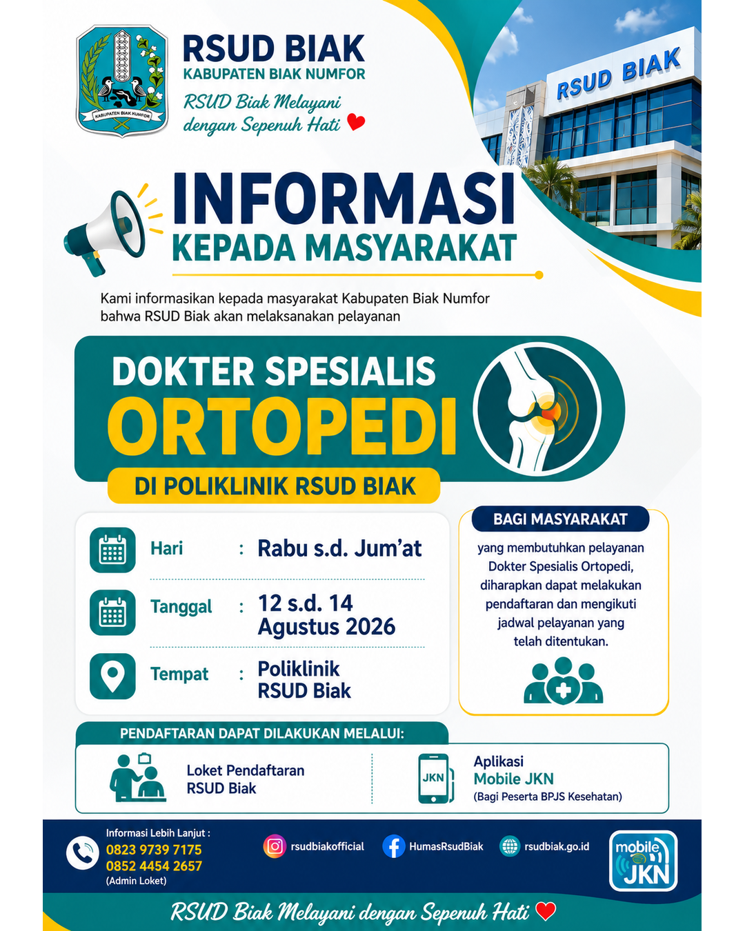 Jadwal Dokter Spesialis Orthopedi