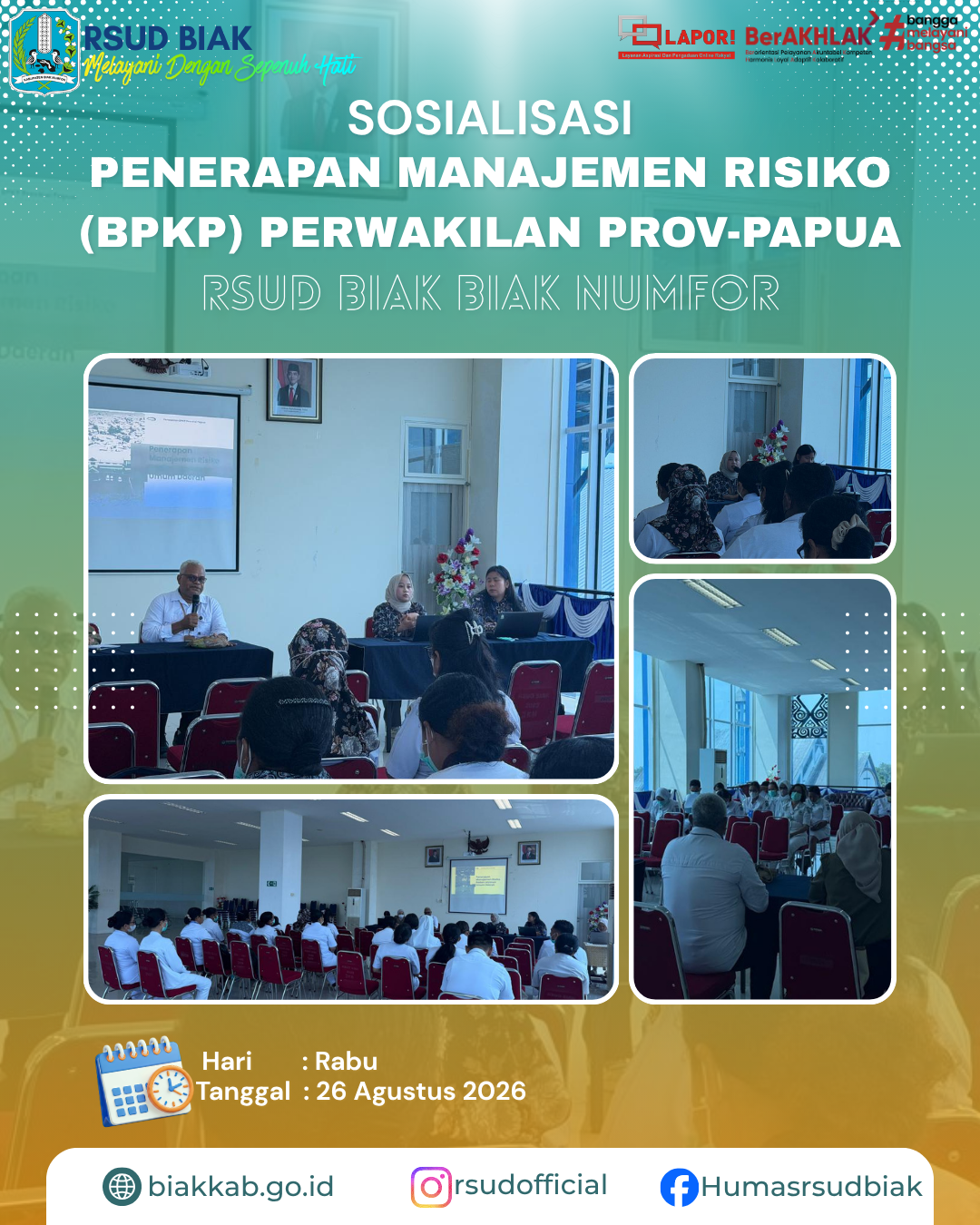 PENERAPAN MANAJEMEN RISIKO BADAN LAYANAN UMUM DAERAH (BPKP)