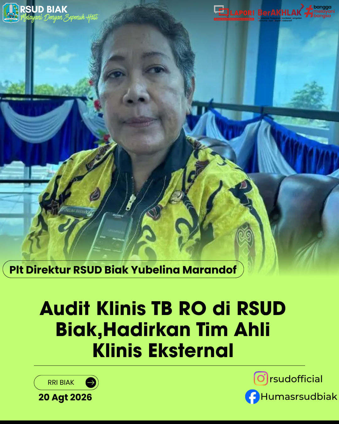 Audit Klinis TB RO di RSUD Biak