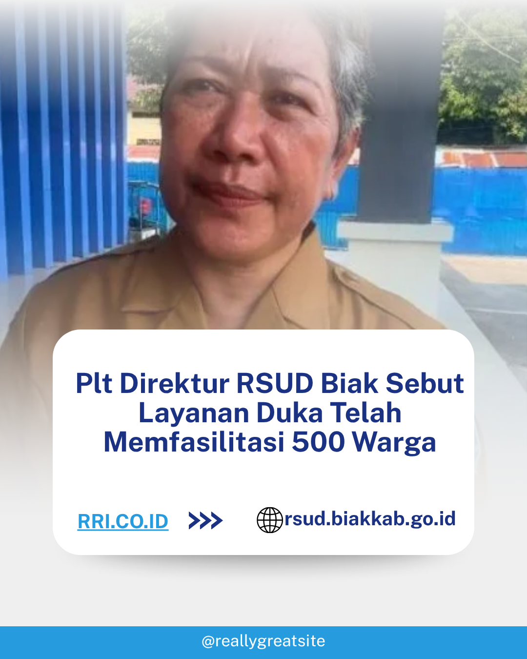 Plt Direktur RSUD Biak Sebut Layanan Duka Telah Memfasilitasi 500 Warga