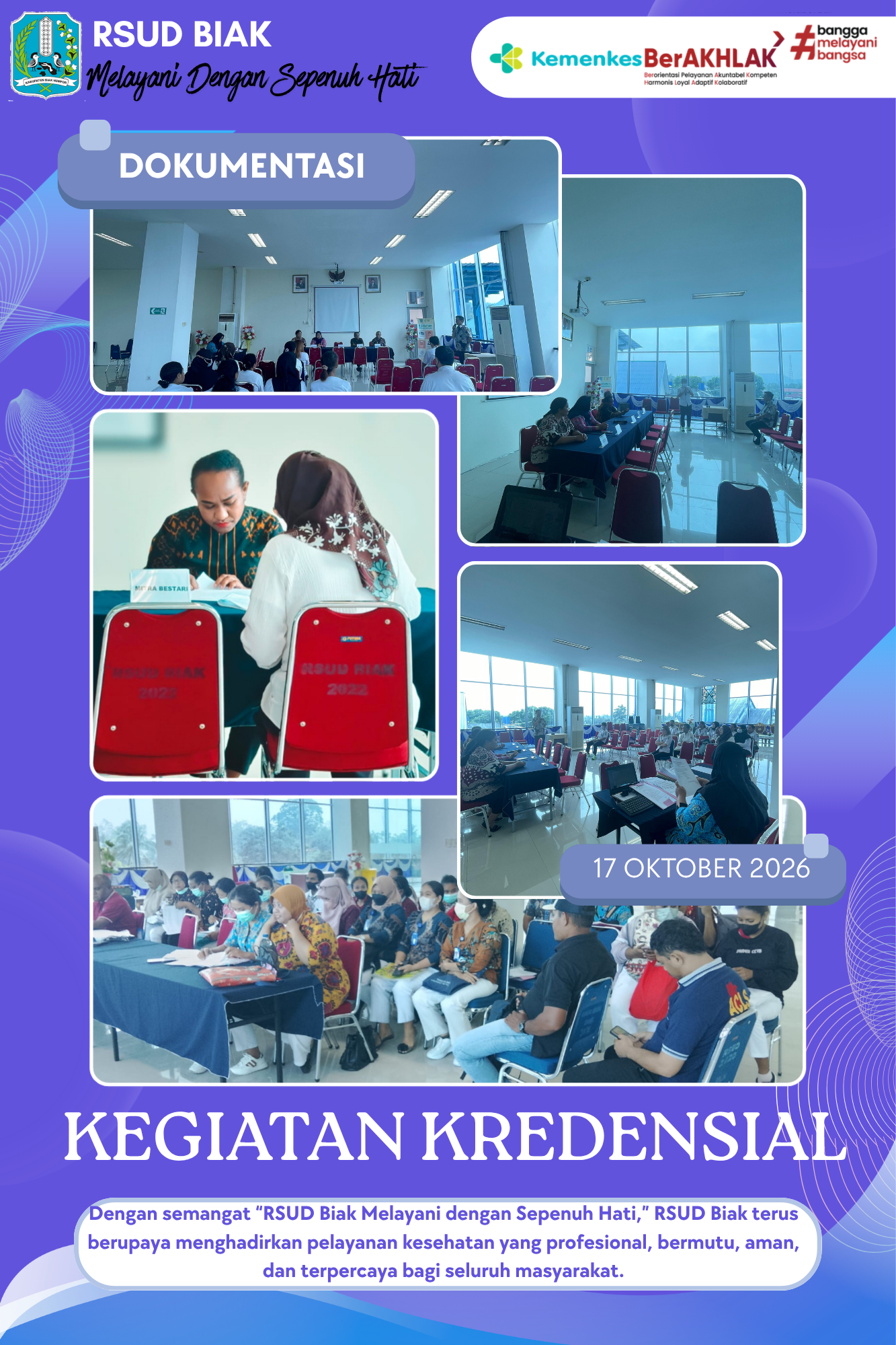 KEGIATAN KREDENSIAL RSUD BIAK
